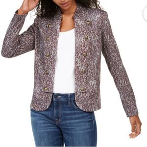 Tommy Hilfiger Animal Print Blazer Medium New